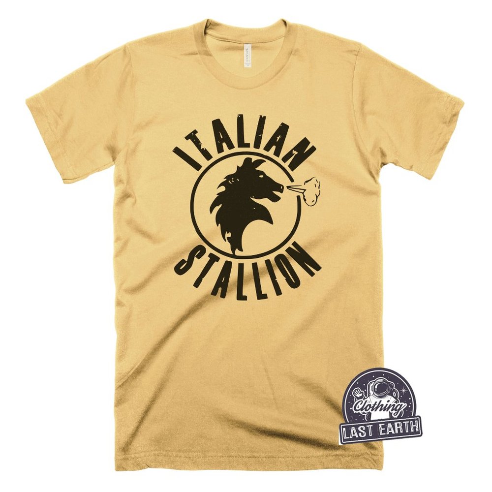 Italian Stallion Shirt Vintage Horse Shirt Rocky Balboa Shirt 80s Movie Shirt
